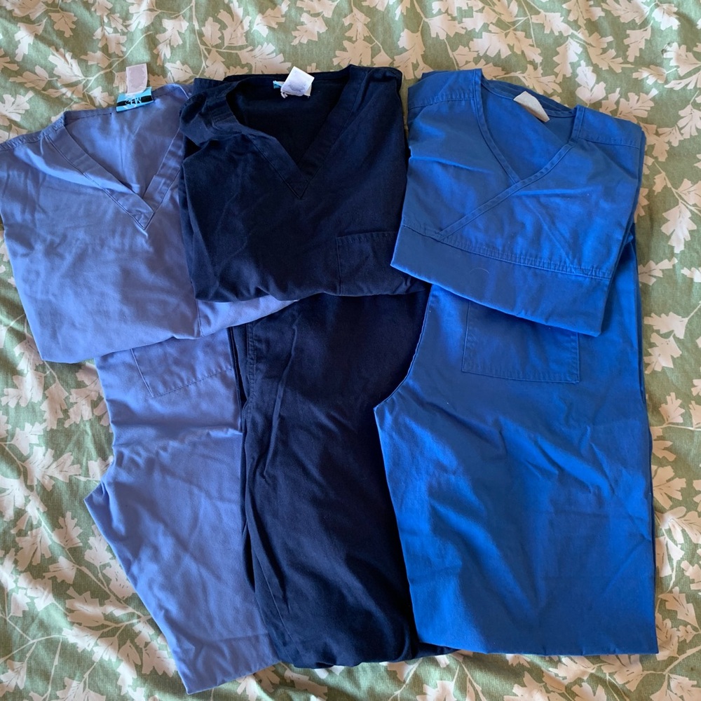 Scrubs set lot, Gem scrubs and Urbane scrubs, size small, regular and tall